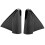 Windshield Interior A-Pillar Decorative Cover, Triangular Trim Made with Premium Quality ABS Hard Plastic and Carbon Fiber Pattern Finish, Compatible 7