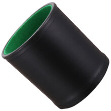 PU Leather Dices Cup Hand Pattern Quiet Shaker Cup for Bar,Parties, Club