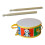 8 inch snare drum educational toy with drumsticks 1