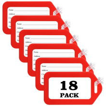 Sodsay Gepäckanhänger für Koffer, 18er-Pack