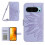 Purple PU Leather Flip Wallet Case for Google Pixel 9 and 1