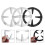 9Pièces Anneaux Wok Remplaçables Fer Multifonction Cuisine 9