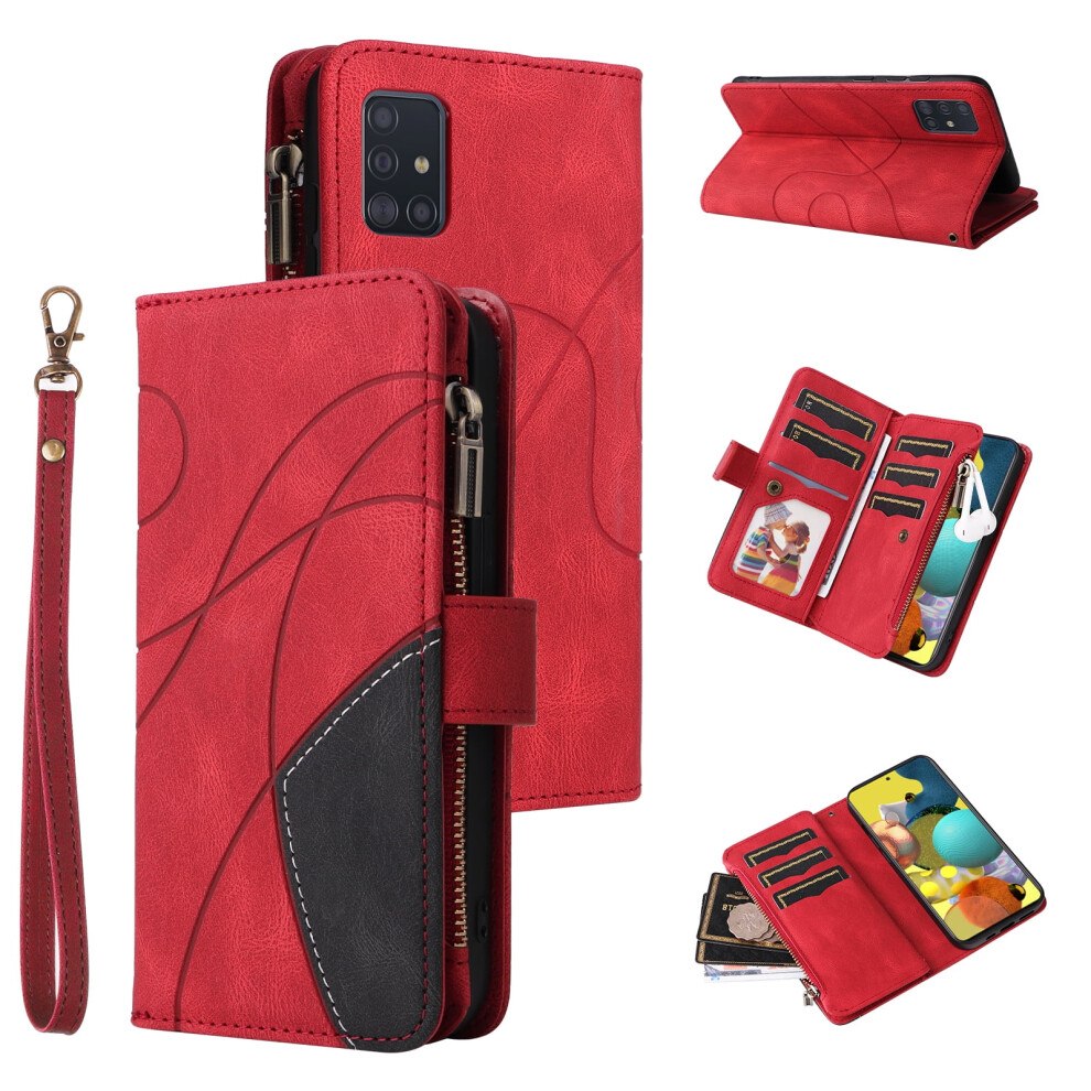 Pu Leather Wallet Case For Samsung Galaxy A51 4G Â 9-Card 975221356987