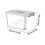 Stackable Storage Bins with Locking Lids, Garage/Office Organizer for Clothes/Toys, Heavy-Duty Plastic Storage Box 1