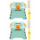2Ensembles Siège Pot Voyage Pliable Portable Résistant PP 5