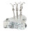 Multi Purpose Fruit Fork Set with Rabbit Shape Handles, Dishwasher Safe Stainless Steel Cake Appetizer Forks, Durable Rust Resistant Easy to Clean, 2