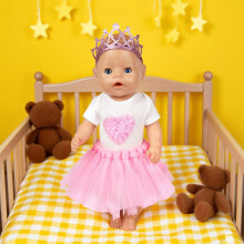 Reborn Doll Clothes (45cm / 17.72 in) – Simulation Outfit for Large Dolls(White)