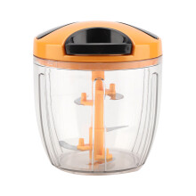 Tocător de legume portabil, fără BPA, sigur pentru alimente, cu design ergonomic, mașină de tocat manual cu fir pentru usturoi, ceapă, fructe,