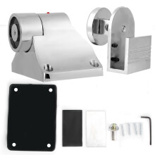 Suport magnetic reglabil pentru ușă cu aspirație electromagnetică, opritor de ușă pentru zone cu trafic intens, carcasă durabilă din aliaj de