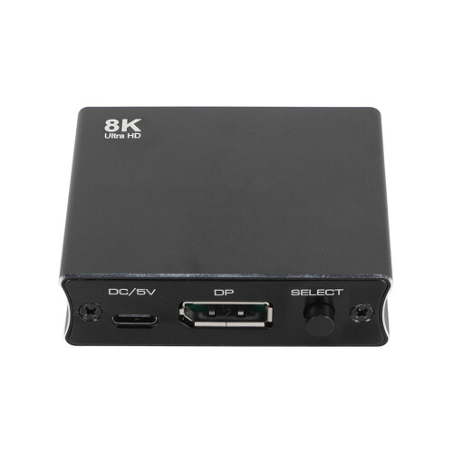 Διανομέας DisplayPort Splitter για διπλές οθόνες, διακόπτης διπλής κατεύθυνσης με 1