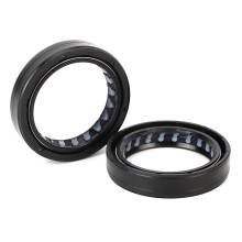 Telescope In Fork Legs, Perfect Fit, Durable Front Fork Seal Dust Cover Set with Advanced Double Lip NBR Rubber Seal, Enhanced Spring Preload and