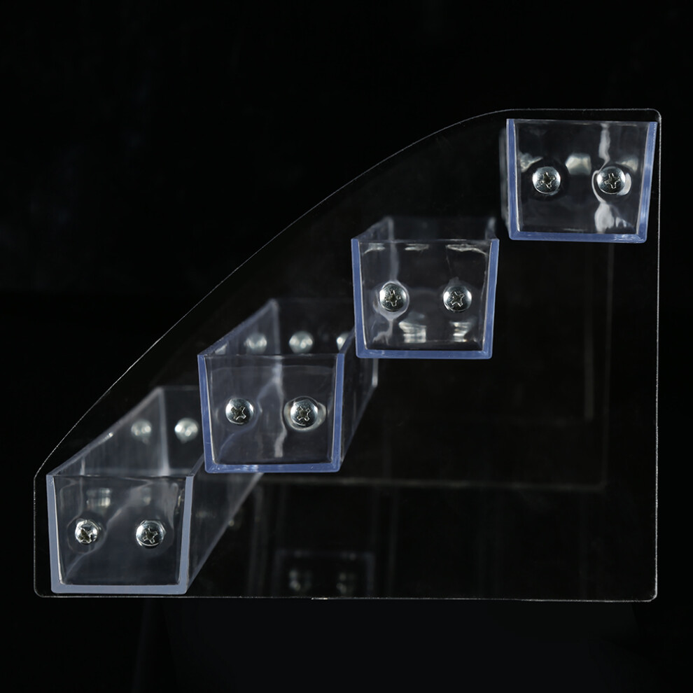 Clear Acrylic Nail Varnish Display 4 Shelf