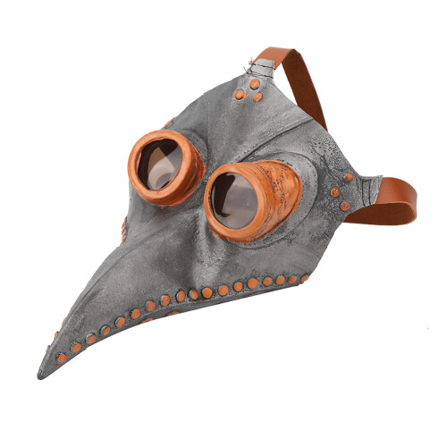 Μάσκα για το Halloween από την Πανούκλα, μάσκα ολόκληρου προσώπου από λάτεξ με γοτθικό 1