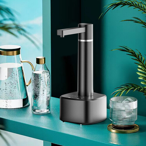 Pompa compattabile nera per distributore d'acqua elettrico, leggera e intelligente 2