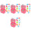 8Pièces Machine Petite Claw Rose Pour Enfants Jouet 2
