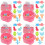 8Pièces Machine Petite Claw Rose Pour Enfants Jouet 4