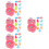 8Pièces Machine Petite Claw Rose Pour Enfants Jouet 6