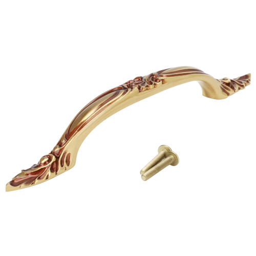 Drawer Pull Handles with Starry Pattern, Solid Metal Cabinet Hardware in Rustproof Plated Finish, High Quality Furniture Knobs for Kitchen and 2