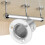 Closet Wardrobe Rod Holder Socket End Support Bracket, Auxiliary Fixed Design For25mm Closet Rods, Rust Resistant Construction For Long Lasting Use 2