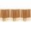 90Pièces Bâtons Khaki En Bambou Pour Décorations Gourmandes 3