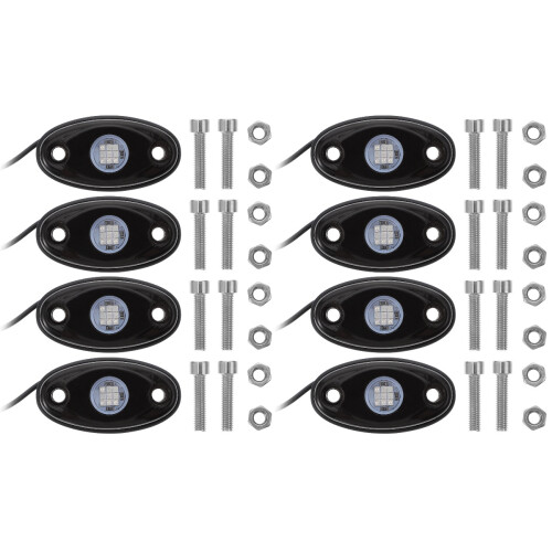 8Pièces Lumière Extérieure Bleu Haute Luminosité IP67 1