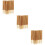 90Pièces Bâtons Khaki En Bambou Pour Décorations Gourmandes 8