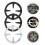 12Pièces Racks Wok Fer Durables Compacts Accessoires Camping 10