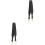 2Pièces Bretelle Cuir Noir Sac Main Durable Décorative 3