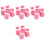 16Pièces Bottines En Caoutchouc Rose Pour Chats Protection 2