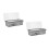 2Pièces Boîte De Rangement Baguettes Couverts Noire 8