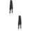2Pièces Bretelle Cuir Noir Sac Main Durable Décorative 6