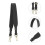 2Pièces Bretelle Cuir Noir Sac Main Durable Décorative 7
