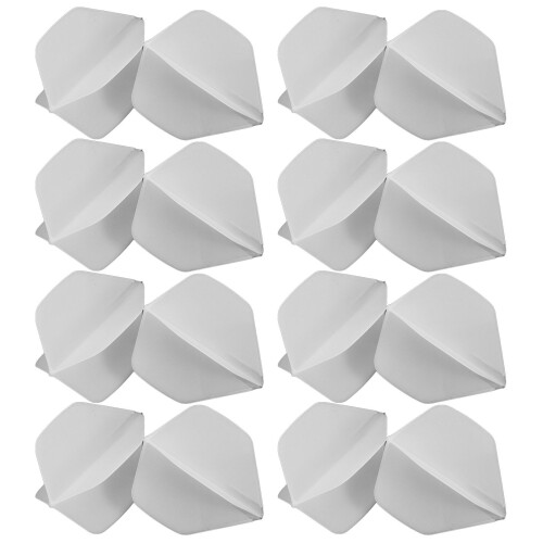 120Pièces Flights Blanches Durables Pour Jeux De Fléchettes 1