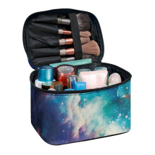 Nebula Make-up Kwastenhouder Reisetui voor Cosmetica 8,86 x 6,5 x 5,9 inch Polyester Handvat Cadeau & Dagelijks Gebruik