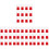 48Pièces Mini Distributeur Rouge Fun Pour Enfants Et 6