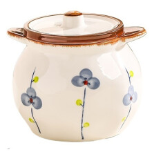 Porcelænssukkerskåle med si og skeer, keramisk krydderibeholder til hjem og køkken