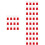 48Pièces Mini Distributeur Rouge Fun Pour Enfants Et 10