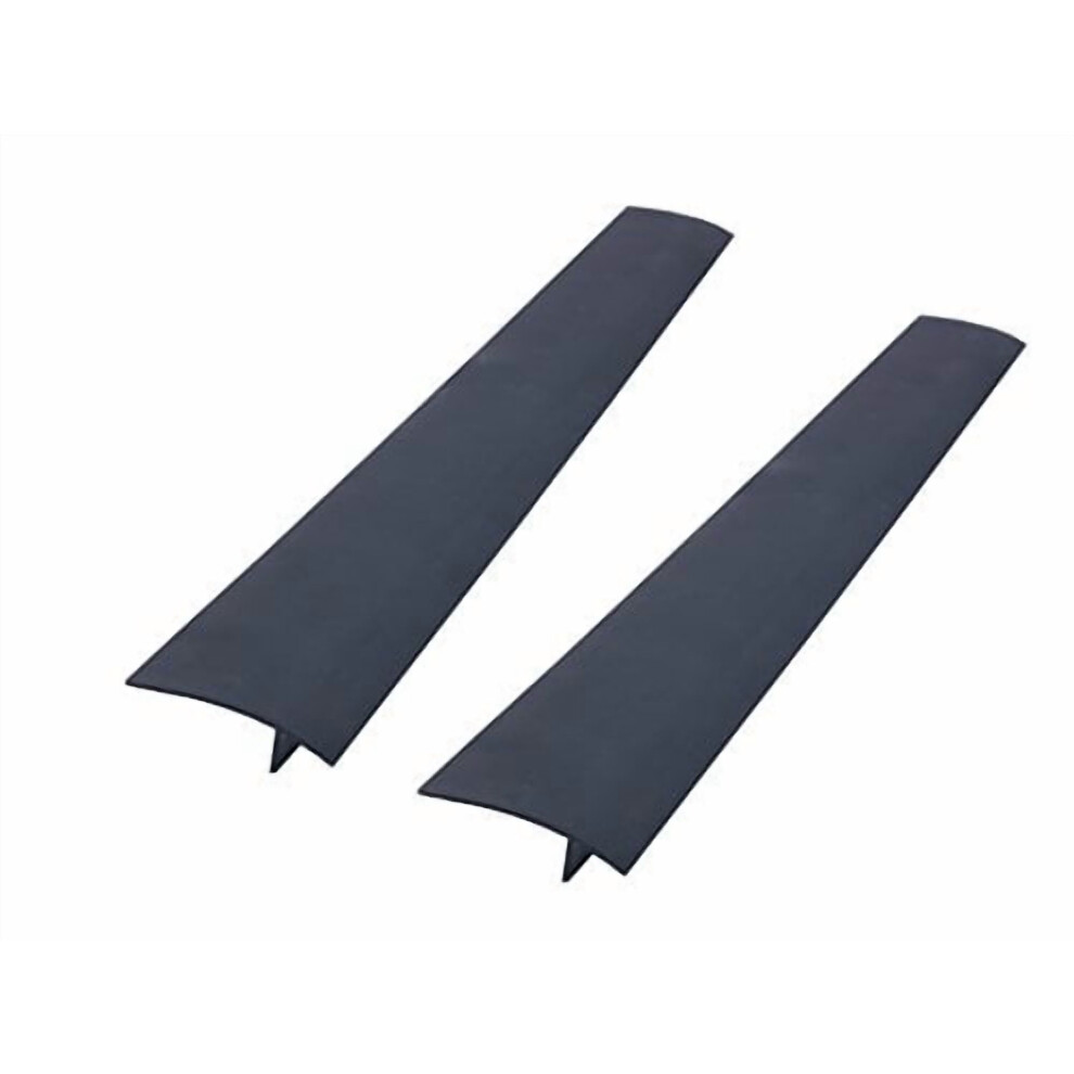 2 Pack Stove Counter Gap Covers,Premium Heat Resistant Silicone Seals Spills Between Counters,Stovetops,Dishwashers,Washers,Dryers (Black) 9136381473995