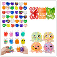 Stück Perlenball, Stressabbau, Quetschspielzeug, Fidget-Toy, Valentinstag, Ostern, Weihnachten, Party, Geschenktütenfüller (zufällige Farbe)