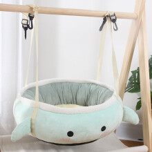 Hamag Crochta Cat Hamag Cage Peataí Inaistrithe Breathable Plush Marthanach Leaba Codlata Cat Leaba Kitty le haghaidh Dreapadóireachta Codladh