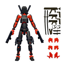 T13Gen3Actionfigur - 3:e generationens ledad modell, 3D-printad och målad samlarfigur (A)