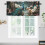 Peacock Curtain Valance Kitchen Retro Green Garden Design 1