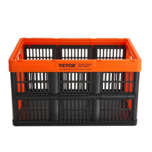 Paniers de rangement pliables 45 L (lot de 3), empilables et pliables avec poignées – Robustes pour vêtements, jouets, livres, chaussures,