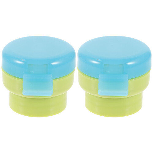 6Pièces Bouchons De Stockage Vert Silicone Pour Bouteilles 1
