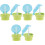 6Pièces Bouchons De Stockage Vert Silicone Pour Bouteilles 3