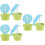 6Pièces Bouchons De Stockage Vert Silicone Pour Bouteilles 7