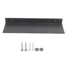 Schweberegal in Industriequalität, modernes rustikales Design, platzsparende Wandmontagelösung, hochwertiges Aluminiummaterial in eleganter Farbe