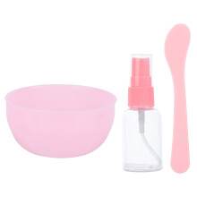 Facemask Mixing Tool Kit, Artisanal Plastic Set for Effortless Paste Preparation, 3Pieces Including Spray Bottle & Ergonomic Stick for DIY