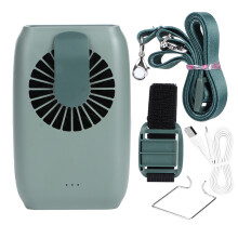 Ventilador portátil de viaje, mini ventilador recargable por USB multiusos para hombres y mujeres, bajo nivel de ruido y viento fuerte, pantalla