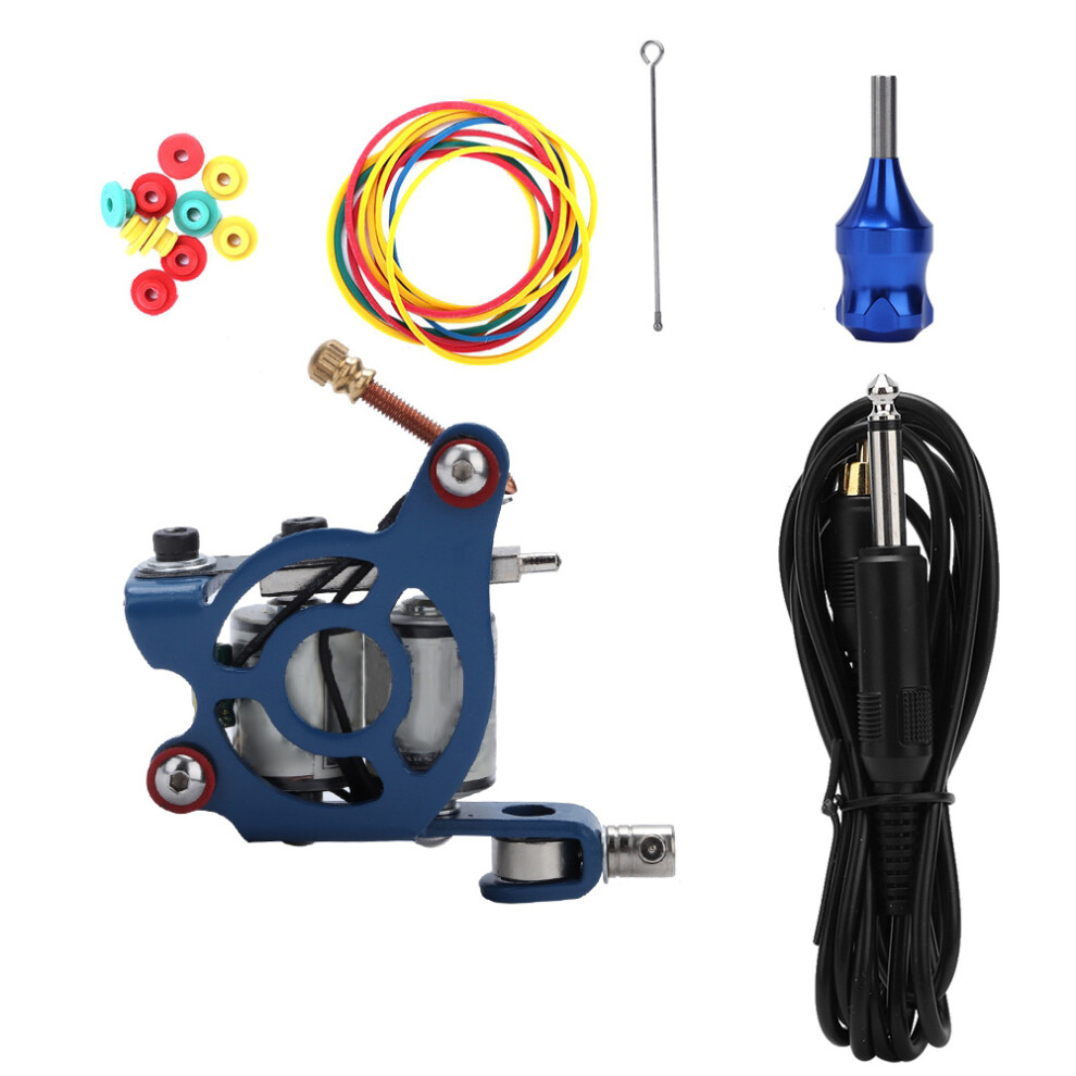 Complete Tattoo Kit, Designed For Tattoo Artists, Features Powerful Motor, Low Noise, Low Vibration, Compact Tattoo Machines, Carry Case, Power